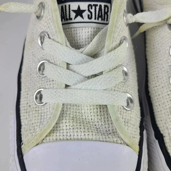 Converse all star white mesh tennis shoes - Picture 5 of 11